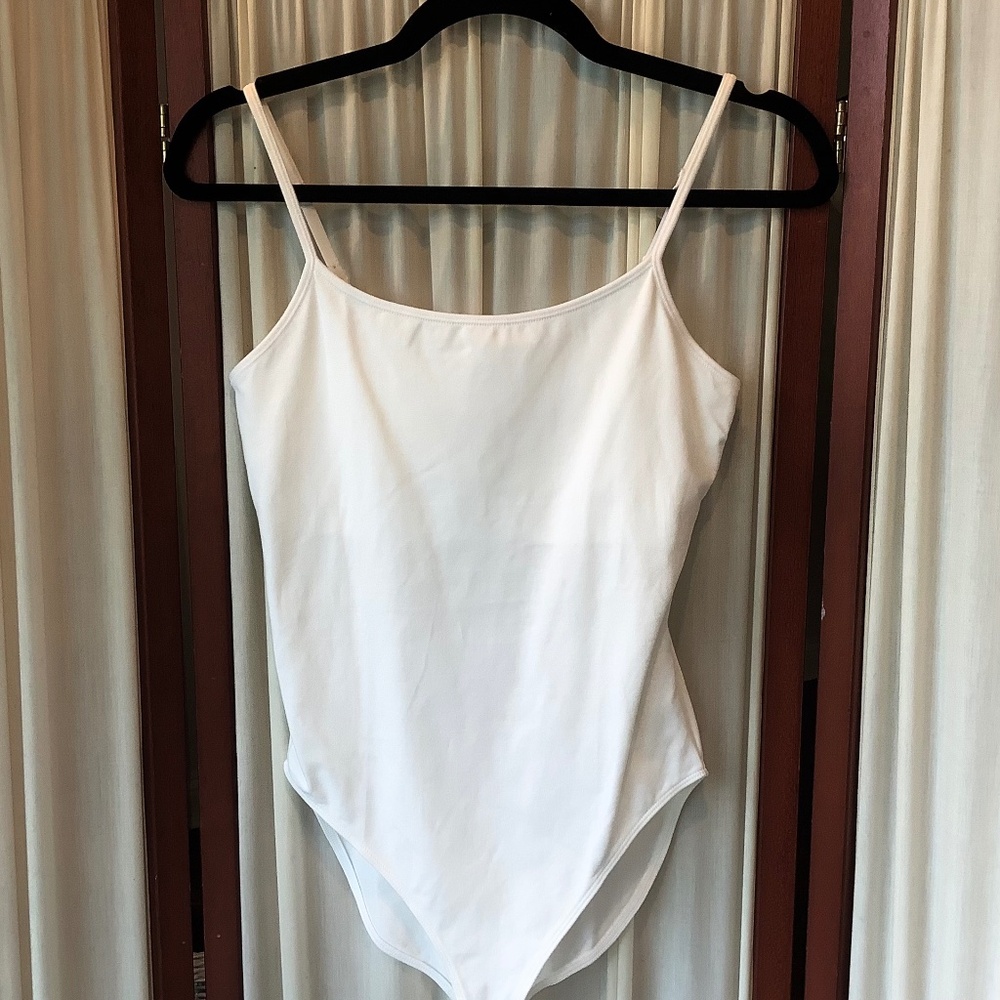Express NWT White Cami Bodysuit Size Small